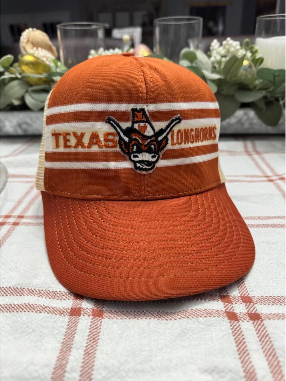 Vintage Texas Longhorns UT Orange Baseball Hat Snapback